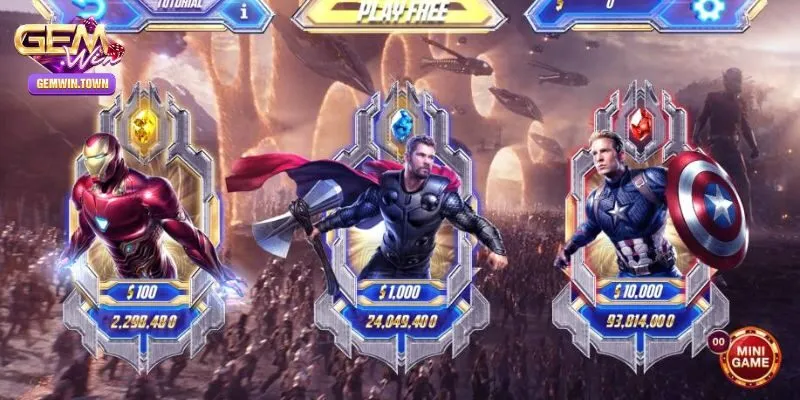 Nổ Hũ Avenger – Siêu Phẩm Quay Thưởng Tại Cổng Game Gemwin