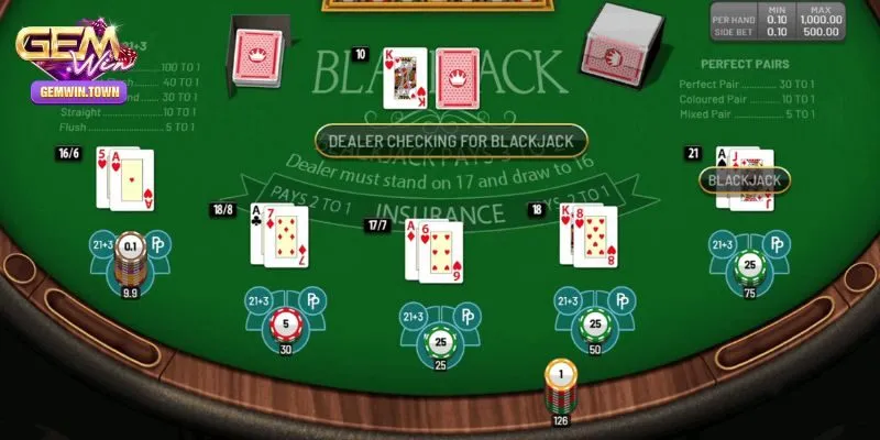 Game Blackjack Online - Hoạt Động Cá Cược Hấp Dẫn Tại Gemwin